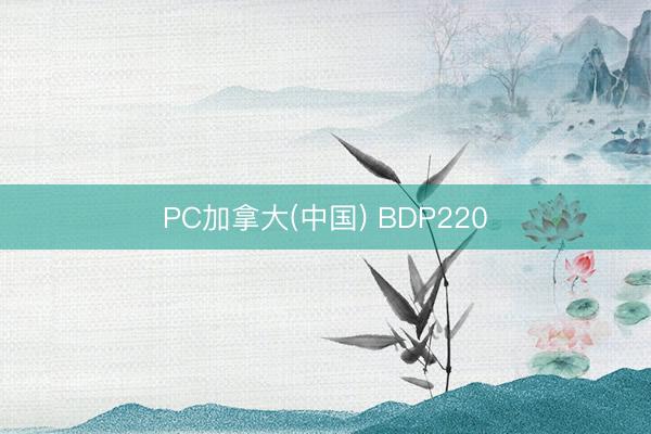 PC加拿大(中国) BDP220
