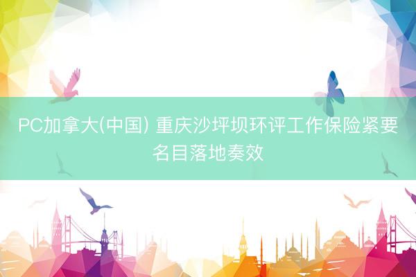 PC加拿大(中国) 重庆沙坪坝环评工作保险紧要名目落地奏效