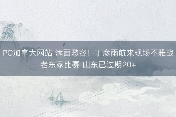 PC加拿大网站 满面愁容！丁彦雨航来现场不雅战老东家比赛 山东已过期20+